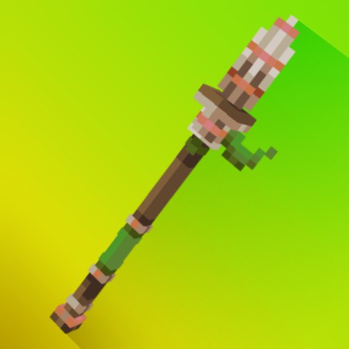 Aquatic spear model render